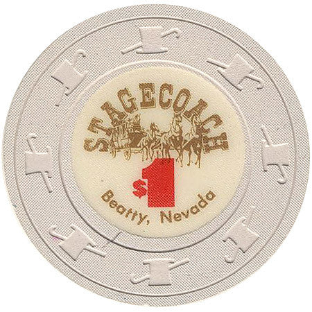 Stagecoach $1 (beige) chip - Spinettis Gaming - 2