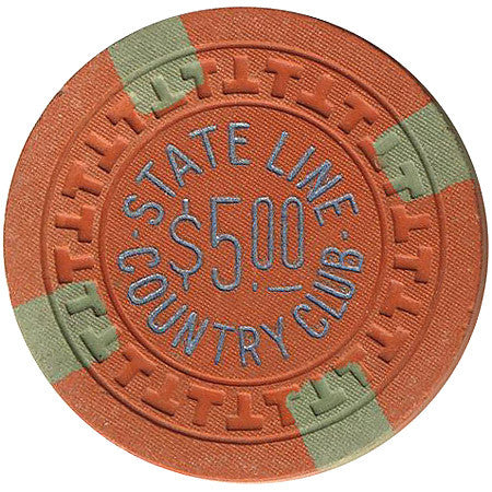 Stateline Country Club $5 (orange) chip - Spinettis Gaming - 2