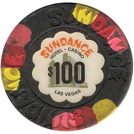Sundance Casino $100 (black) chip - Spinettis Gaming - 2