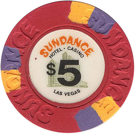 Sundance Casino $5 (red) chip - Spinettis Gaming
