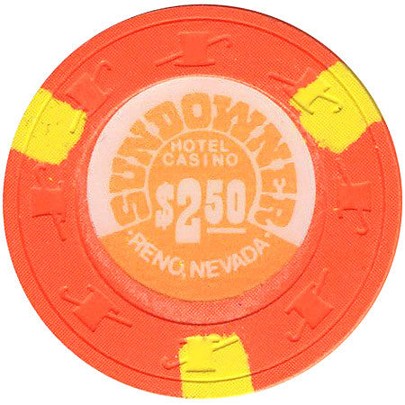 Sundowner Casino $2.50 (orange) chip - Spinettis Gaming - 1
