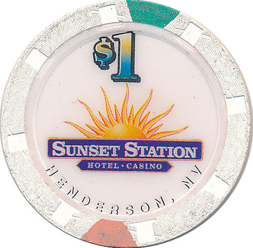 Sunset Station, Henderson NV $1 Casino Chip - Spinettis Gaming - 1