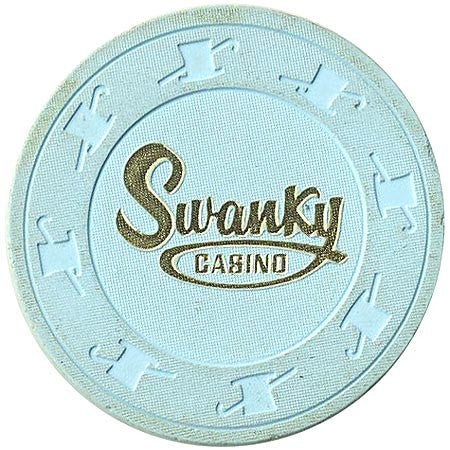 Swanky $1 (Lt. blue) chip - Spinettis Gaming - 1