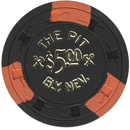 The Pit $5 (black) chip - Spinettis Gaming - 2