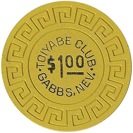 Toiyabe Club $1 (yellow) chip - Spinettis Gaming - 2