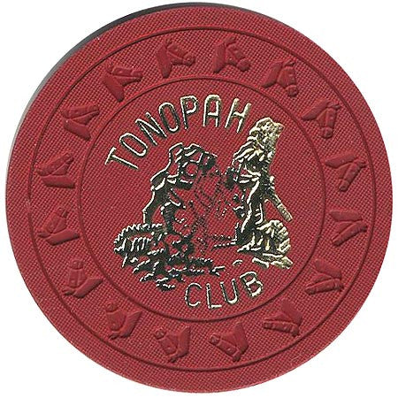 Tonopah Club $20 (red) chip - Spinettis Gaming - 2