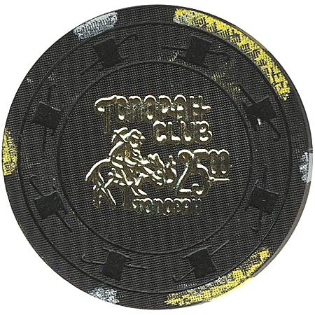 Tonopah Club $25 (black) chip - Spinettis Gaming - 1