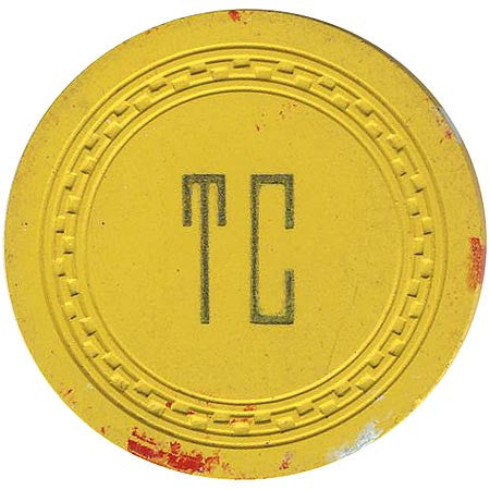 Tonopah Club $5 (yellow) chip - Spinettis Gaming - 1