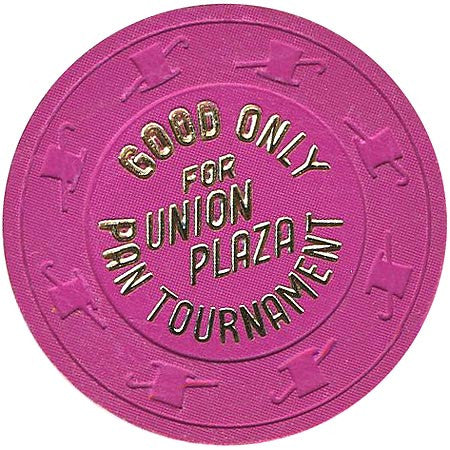 Union Plaza (NCV) (magenta) Pan Tournament chip - Spinettis Gaming - 1