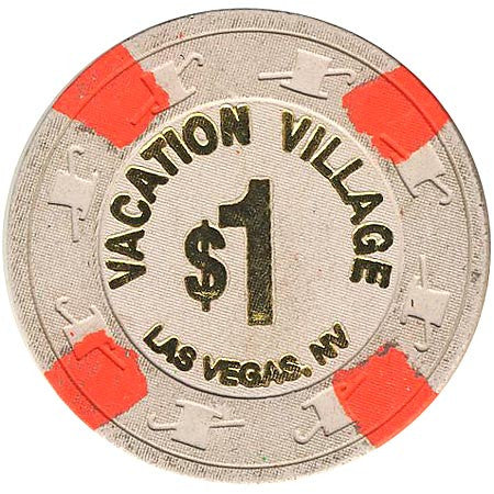 Vacation Village $1 (gray) chip - Spinettis Gaming - 1