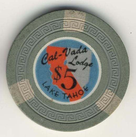 Cal Vada $5 (green 1948) chip - Spinettis Gaming - 2