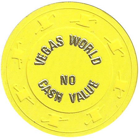 Vegas World (NCV) (yellow) chip - Spinettis Gaming - 1
