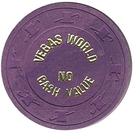 Vegas World (NCV) (purple) chip - Spinettis Gaming - 1