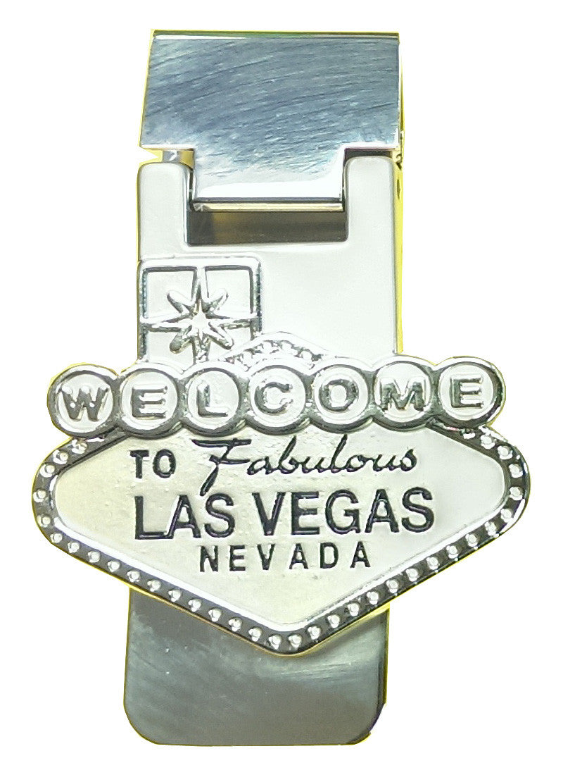 Money Clip Las Vegas Sign Money Clip Wallet Card Holder Souvenir - Spinettis Gaming - 2