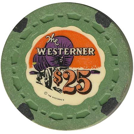 The Westerner $25 (green) chip - Spinettis Gaming - 2