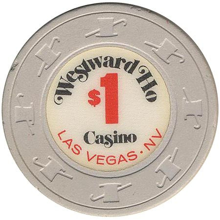 Westward Ho Casino $1 (white) chip - Spinettis Gaming - 1