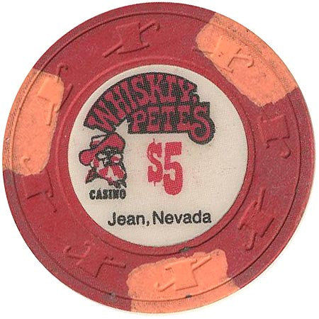 Whiskey Pete's $5 (red) chip - Spinettis Gaming - 2