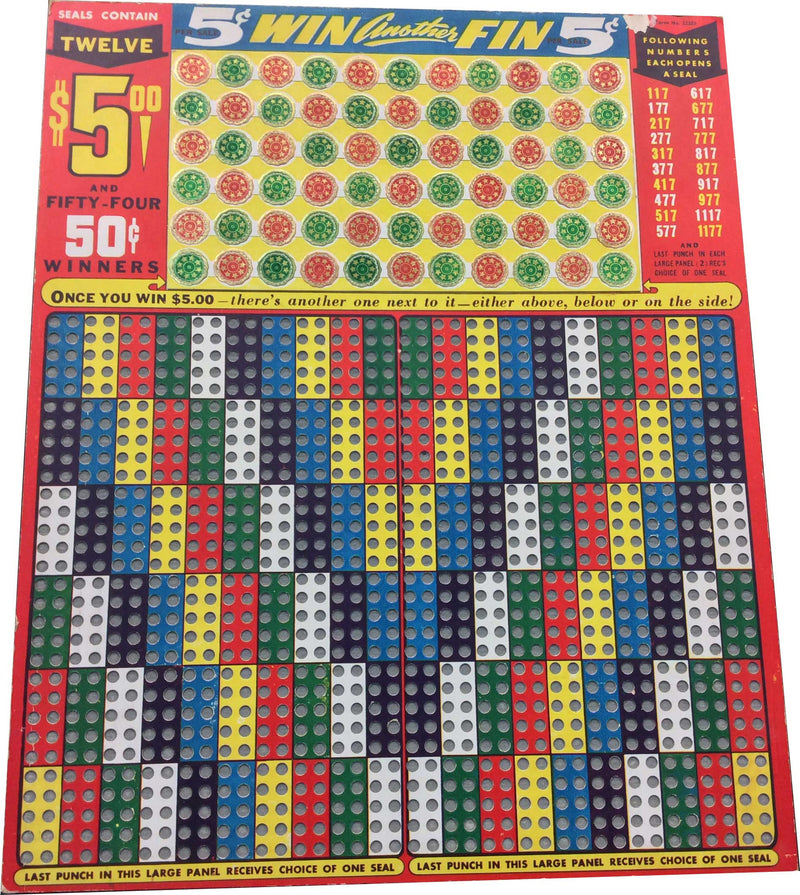 Win Another Fin Punchboard - Spinettis Gaming - 1