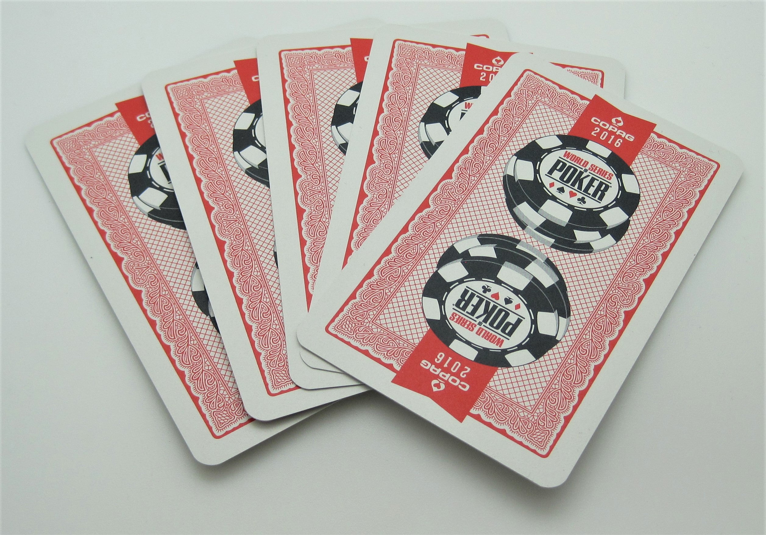 Authentic Deck Dealt at 2016 WSOP Used Copag Plastic Playing Cards Bridge