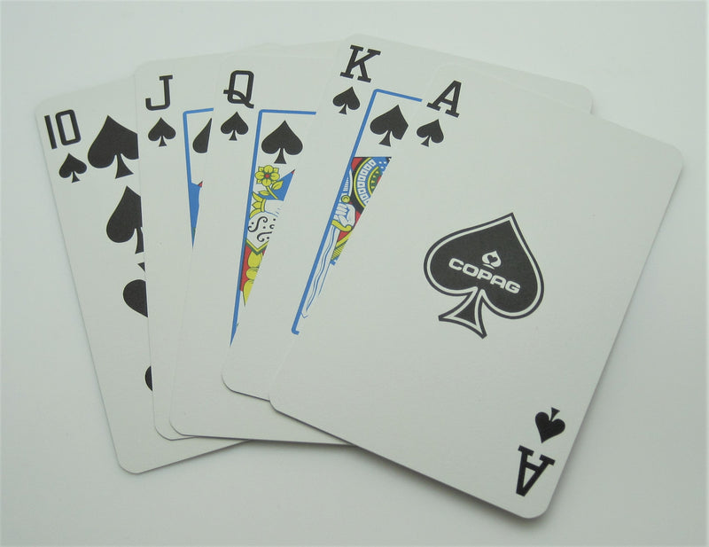 2016 Set of 2 Authentic Decks Dealt at WSOP Used Copag Plastic Playing Cards Bridge Standard Index