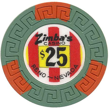 Zimba's Casino Reno $25 chip (1971) - Spinettis Gaming - 2